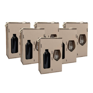 Packaging 1 Copa 1 Botella MDF