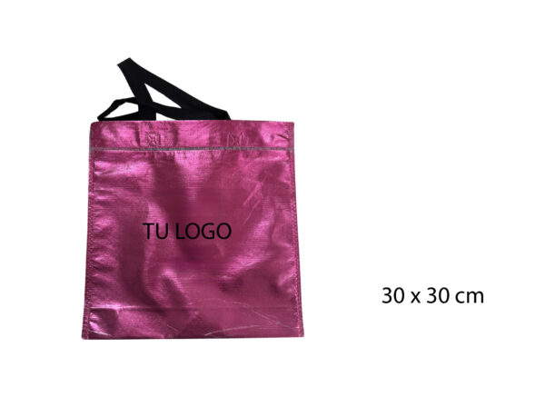 x50 Bolsa Friselina Metalizada 30x30cm - Imagen 2