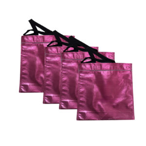 x50 Bolsa Friselina Metalizada 30x30cm