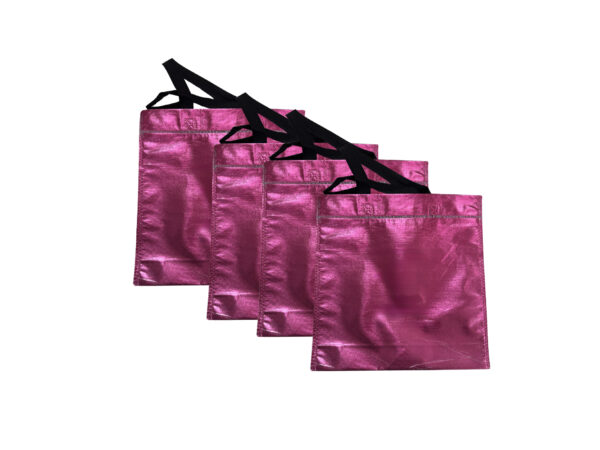 x50 Bolsa Friselina Metalizada 30x30cm