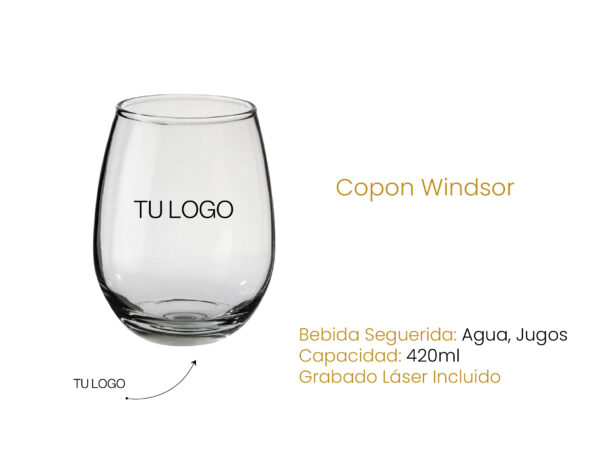 Copón Windsor 420ml - Imagen 2