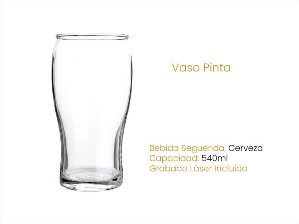 Vaso Pinta 540ml - Imagen 2