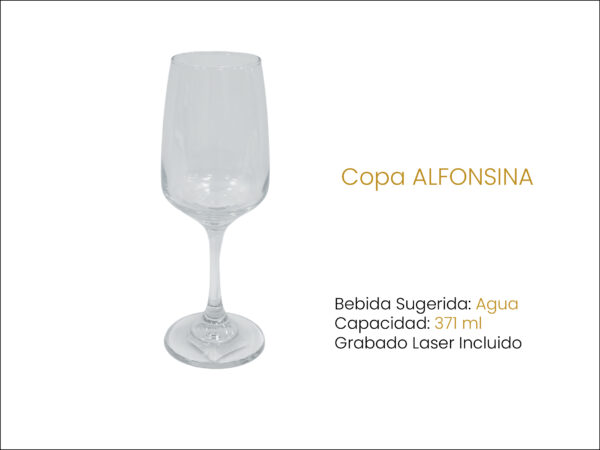 Copa Alfonsina 371ml - Imagen 2